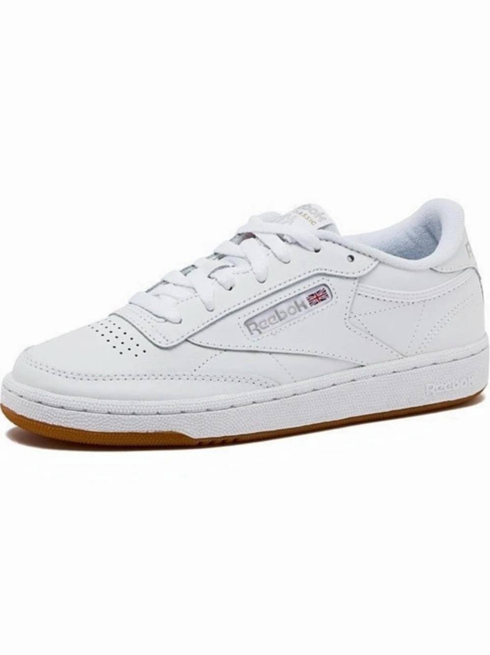 Reebok Club C 85 Vintage Sneakers - White & Brown 8.5 NWT